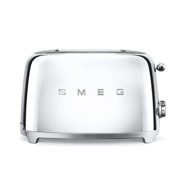SMEG 義大利美學家電-烤麵包機(2片式)-鉻銀色-烘焙料理電器
